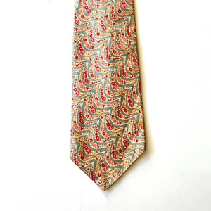 Vintage Men's Liberty of London Centennial Collection Wide Cotton Floral Necktie - Picture 1 of 6