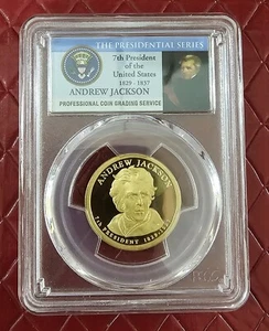 2008-S Presidential Dollar - Andrew Jackson - PCGS PR69DCAM - Bild 1 von 2