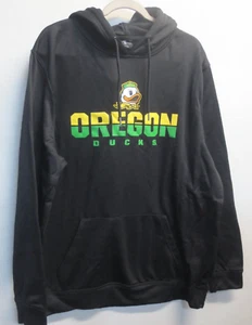 Oregon Ducks Mens True Sport Football Pullover Hoodie - Black - XL - Picture 1 of 4