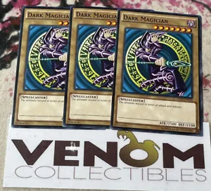 3x (M/NM) - Dark Magician - LDK2-ENY10 - Common - Unlimited YuGiOh - Picture 1 of 1