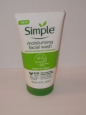 NUEVO lavado facial hidratante simple para una piel suave/saludable. B5/E. Foto 1 de 2