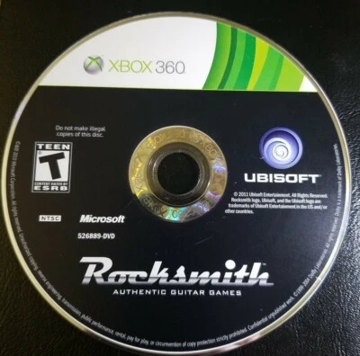Rocksmith Authentic Guitar Games - Xbox 360 Microsoft - Disc Only- Pre-Owned  - Image 1 of 3