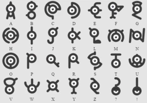 Pokemon Unown ( A B D E F G H I K L M N O P QRSTUVXY) Trade - Fast eDelivery - Picture 1 of 2