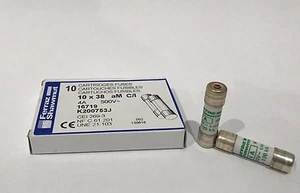 Ferraz Shawmut 10X38 4A 500V aM C/I K200753J FR10AM50V4I LOT OF 10 FUSES New!! - Picture 1 of 2