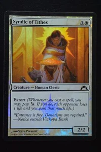 Magic The Gathering MTG SYNDIC OF TITHES FOIL Gatecrash LP Lightly Played - Picture 1 of 2