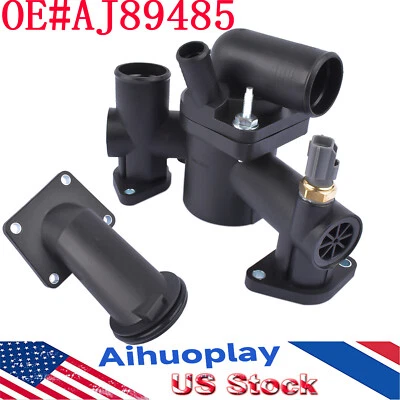 Carcasa de termostato con termostato para Jaguar S-Type XJ8 XJR 2003-2005 AJ83485 Foto 1 de 4