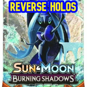 Pokémon Sun & Moon Burning Shadows 2017 reverso holo foil (tú eliges tus cartas)  - Imagen 1 de 3