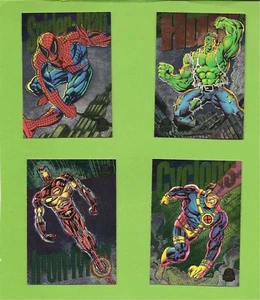 1994 Marvel Masterpieces LTD Power Blast bundle 7 cards of the 9 you need - Picture 1 of 4