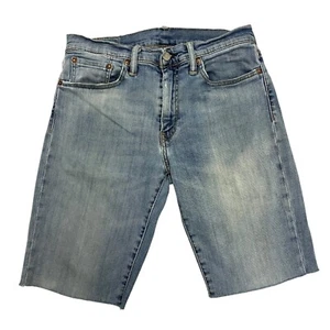 Vintage Levi's 511 Denim Shorts Blue Mens 30W 10L Slim Fit Jean Jorts - Picture 1 of 14