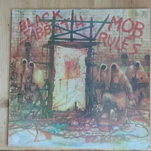 Mob Rules - Black Sabbath LP Vertigo Misprint Pressing in very Good + Condition - Picture 1 of 6