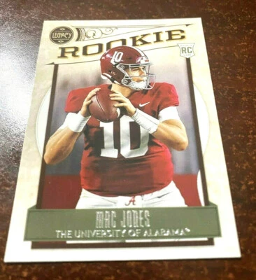 2021 MAC JONES Chronicles Draft Picks Legacy Rookie #366 Alabama / Patriots RC - Image 1 of 2