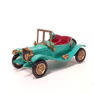 Lesney Matchbox 1911 Maxwell Roadster Modelos de antaño verde azulado azul Y-14 - Imagen 1 de 11