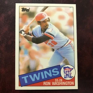 1985 Topps TIFFANY Set RON WASHINGTON #329 TWINS ** MINT ** HIGH GRADE ** - Picture 1 of 2
