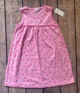 Toddler Girl 2-3 Years British M&Co Pink Cherry Print Sleeveless Summer Dress - Picture 1 of 2
