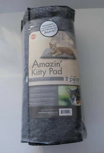 K&H Pet Products Amazin' Kitty Pad Gray 15" x 20", 2 pack - Picture 1 of 3