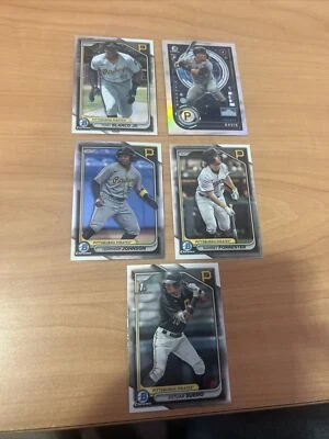 2024 Bowman Chrome Pitt Pirates Lot Estuar Suero 1st Henry davis Bowman AI + - Image 1 of 4