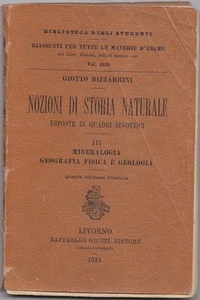 D717-WISSENSCHAFTEN-GIOTTO BIZZARRINI-BEGRIFFE DER NATURGESCHICHTE. - Bild 1 von 1