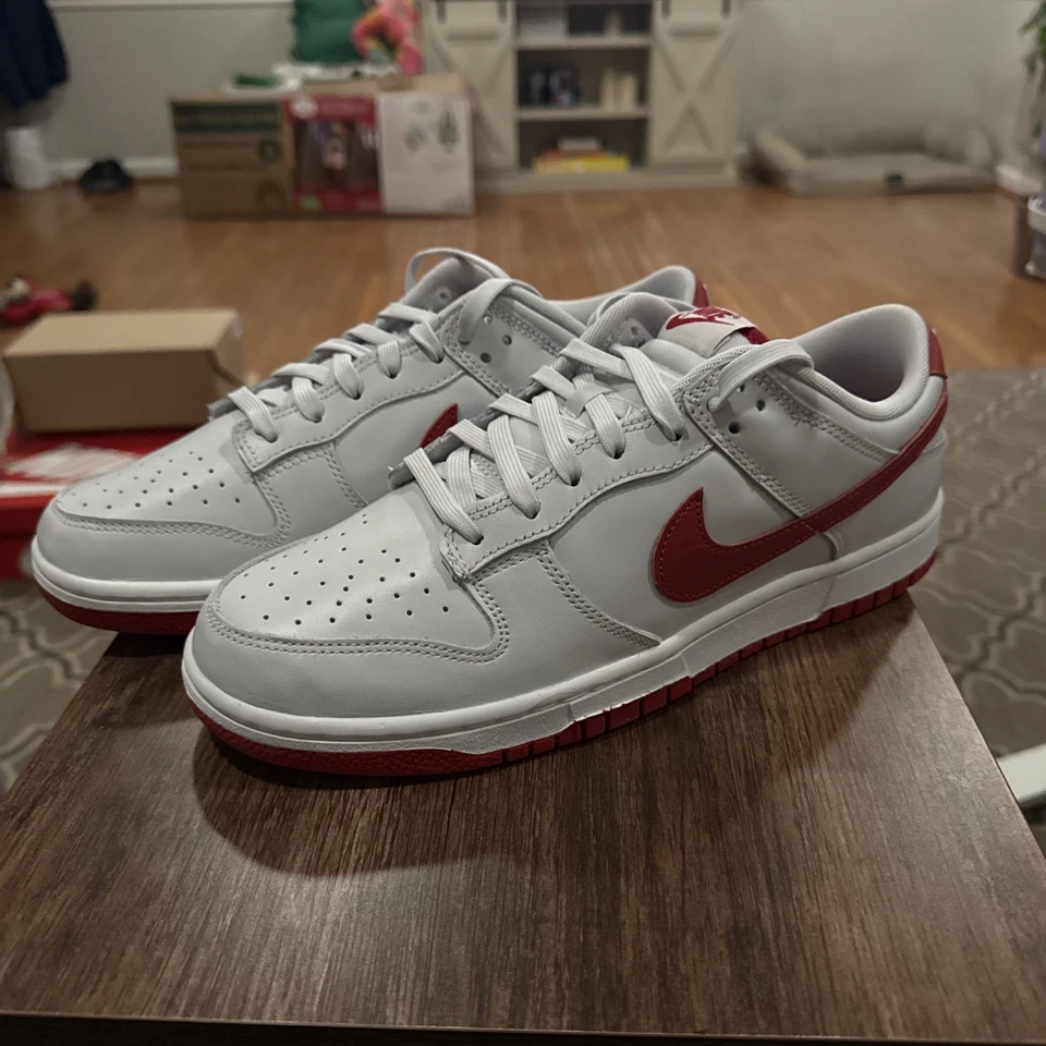 Nike Dunk низкий Varsity красный/серый размер 9,5 FJ0832-011 - Изображение 1 из 4