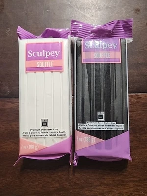 Sculpey Souffle Premium Forno Assar Argila Polimérica Pacote com 2 Sementes de Igloo/Papoula - Imagem 1 de 3