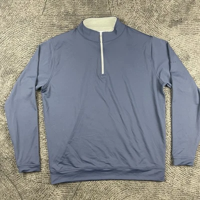 Peter Millar Men’s L 1/4 Zip Pullover Blue Long Sleeve Performance Lexus Logo - Image 1 of 4