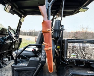 USA MADE Carbine Leather Rifle Scabbard for 22 - 26 in Barrels Unlined Holster - Picture 1 of 6