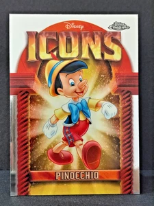 2025 Topps Chrome Disney Icons Insert #DI-16 Pinocchio Classic Disney - Picture 1 of 2