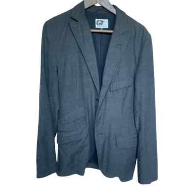 Engineered Garments Wool Cotton Tailored Jacket Charcoal S Made in USA - Image 1 of 4