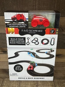 ⚡️FAO Schwarz Vehicle Car Build & Race Roadway 287 Piece Track Play Set NEW⚡️ - Picture 1 of 4