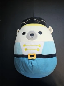Juguete de peluche de 12 pulgadas Squishmallows Gleb the Nutcracker Polar Bear - Imagen 1 de 5
