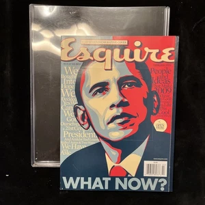 Barack Obama Esquire commemorative cover January 20 2009 "What Now?" in plastic - Imagen 1 de 6