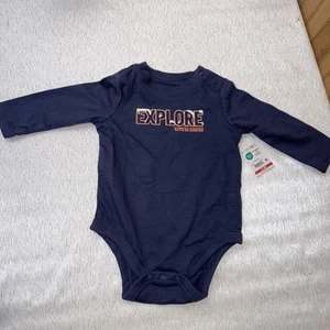 Garanimals  Baby Long Sleeve Bodysuits, Size Newborn - 3-6 Months.  - Picture 1 of 7