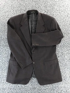 Canali Proposta Herren 54R Sport Mantel Blazer Braun Micro Check Wolle Kaschmir Ital - Bild 1 von 14