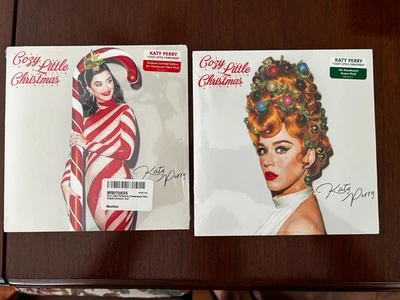 Katy Perry 45 RPM 7" - Cozy Little Christmas Translucent Red & Green Vinyl - Image 1 of 2