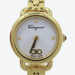 Ferragamo SFHT006 - 20 TIMEPIECE Gold Logo Quartz Women's Watch - Picture 1 of 7