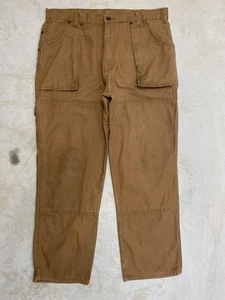 Pantalones de Carpintero Vintage Y2K Dickies Pato Lona Doble Rodilla Para Hombre 38 Beige Trabajo - Imagen 1 de 13