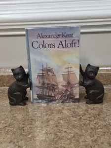 Alexander Kent: Colors Aloft! Richard Bolitho Naval Adventure 1986 HC DJ Ex Lib - Foto 1 di 8