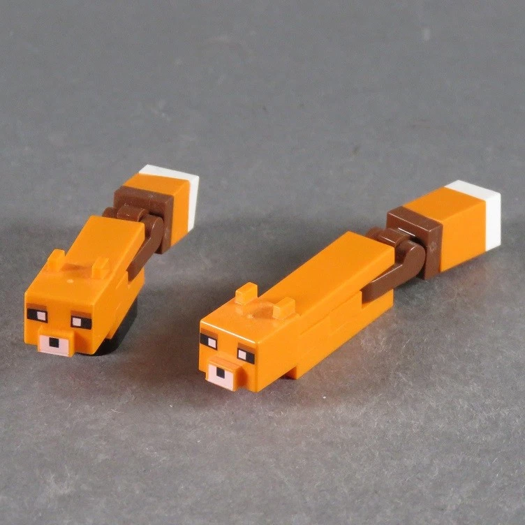 LEGO® MINECRAFT™ Figur Tier Fuchs mit Baby Minifigur aus 21178 The Fox Lodge - Bild 1 von 1