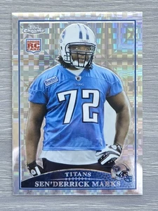 SEN'DERRICK MARKS XFRACTOR RC 2009 TOPPS CHROME TITANS - Picture 1 of 2