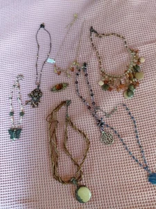 Lote de 8 joyas vintage colores otoño Lia Sophia y más - Imagen 1 de 12