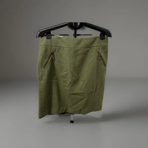 Talbots gefütterter Wollrock Vintage armeegrün adrett lässig Wissenschaft Karriere Größe 10 - Bild 1 von 8