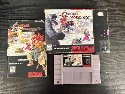 Chrono Trigger para Super Nintendo SNES Completo En Caja CIB Gran Forma Foto 1 de 4