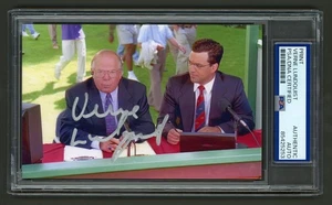 Verne Lundquist Signed Photo (PSA) Happy Gilmore CBS Sportscaster Masters PGA - Picture 1 of 2