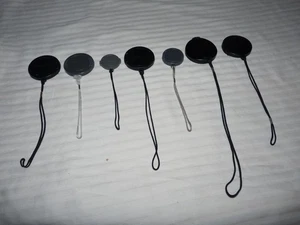 Lot of 7 Canon Lens cap caps for cameras and camcorders - Picture 1 of 5