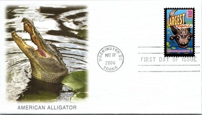 FDC 2006 SC #4066 Fleetwood Cachet, American Alligator - DC Cancel - J18104 - Image 1 of 2