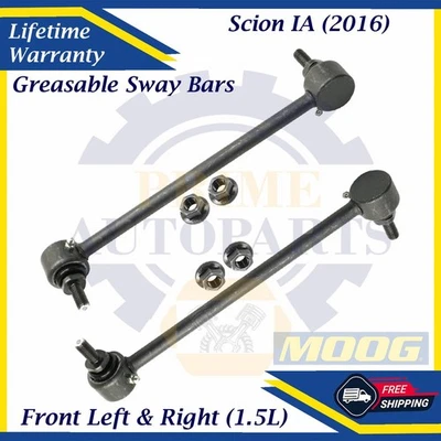 Barra estabilizadora delantera engrasable MOOG OEM para Scion iA 2016 1,5 L 10 años de garantía Foto 1 de 4