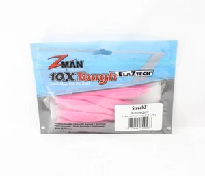 Zman Soft Lure StreakZ 5 Inch 5/Pack Bubble Gum (9566) - Picture 1 of 6