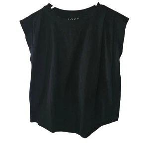 Camiseta para mujer negra Ann Taylor Loft sin mangas mediana VER MEDIDAS - Imagen 1 de 4