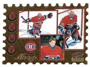  1997-98 Andy Moog Pacific Revolution Return to Sender Die-Cuts Hockey Card #10 