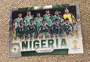 2014 PANINI PRIZM FIFA WORLD CUP TEAM PHOTOS Nigeria #26 Futbol Soccer - Picture 1 of 2