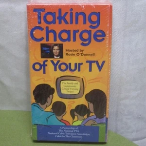 TAKING CHARGE OF YOUR TV educational Rosie O’Donnell VHS safety NWT - Picture 1 of 2